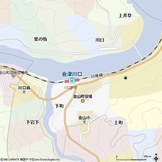 川口支店付近の地図